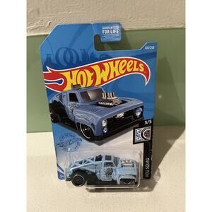 2021 Hot Wheels ROD SQUAD 3/5 Erikenstein Rod 120/250 (Blue)(Int. Card)
